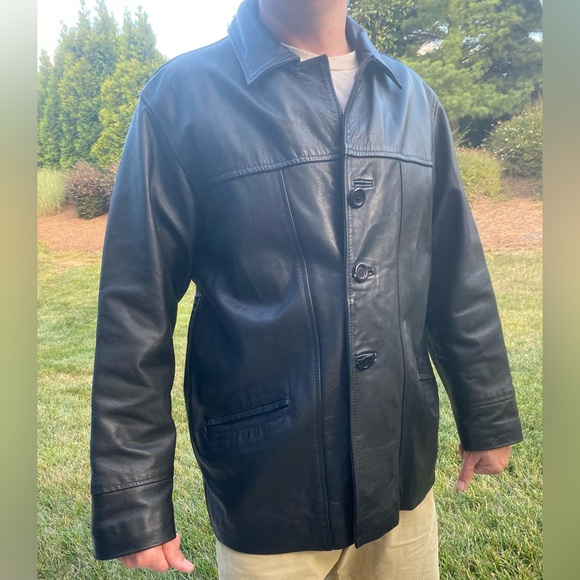 Men’s genuine leather jacket - Picture 6 of 9